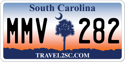 SC license plate MMV282