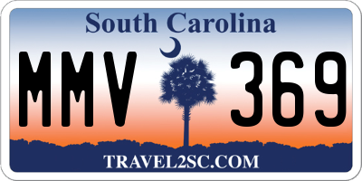 SC license plate MMV369