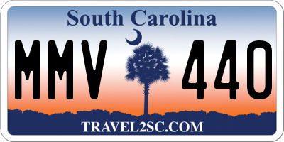 SC license plate MMV440