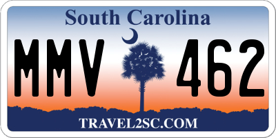 SC license plate MMV462