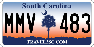 SC license plate MMV483