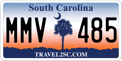 SC license plate MMV485