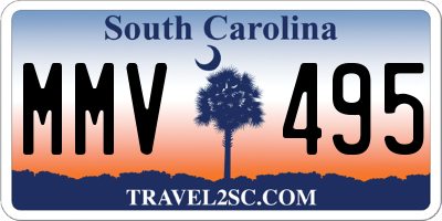 SC license plate MMV495