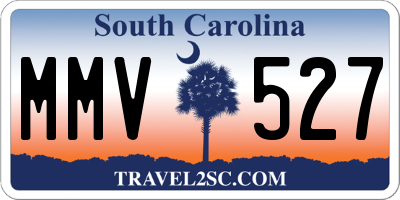 SC license plate MMV527