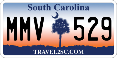 SC license plate MMV529