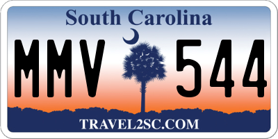 SC license plate MMV544