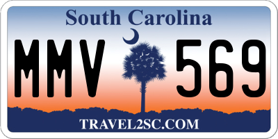 SC license plate MMV569