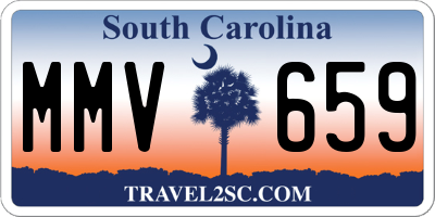SC license plate MMV659