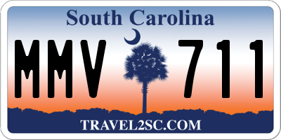 SC license plate MMV711