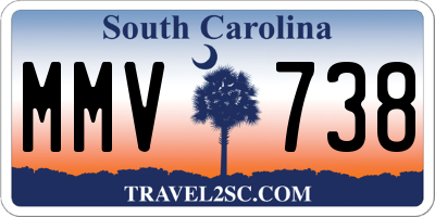 SC license plate MMV738