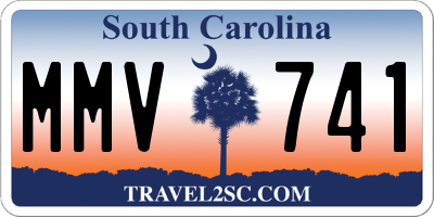 SC license plate MMV741