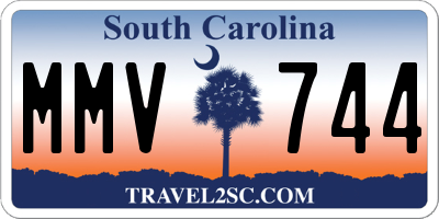 SC license plate MMV744