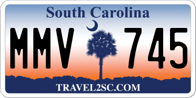 SC license plate MMV745