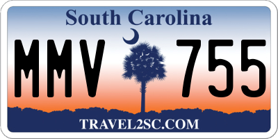 SC license plate MMV755