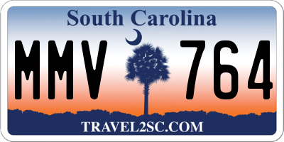 SC license plate MMV764
