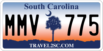 SC license plate MMV775