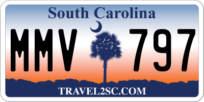SC license plate MMV797