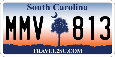 SC license plate MMV813