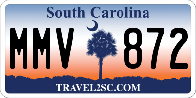 SC license plate MMV872