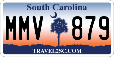 SC license plate MMV879
