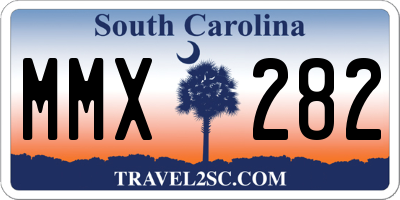 SC license plate MMX282