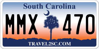 SC license plate MMX470
