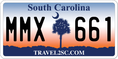 SC license plate MMX661