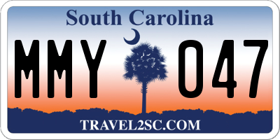 SC license plate MMY047