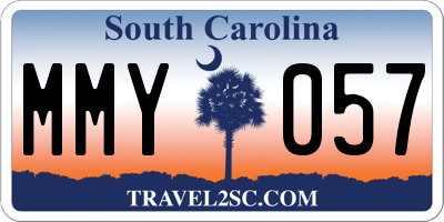 SC license plate MMY057