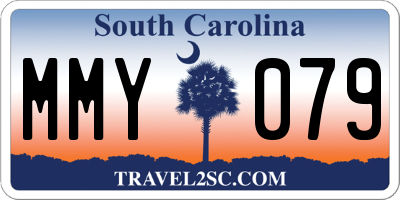 SC license plate MMY079
