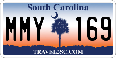 SC license plate MMY169