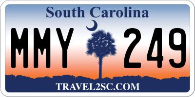 SC license plate MMY249