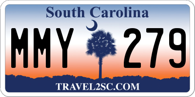 SC license plate MMY279