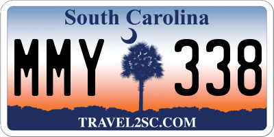 SC license plate MMY338