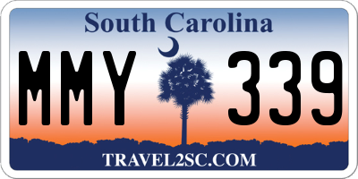 SC license plate MMY339