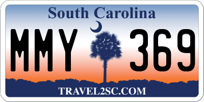 SC license plate MMY369