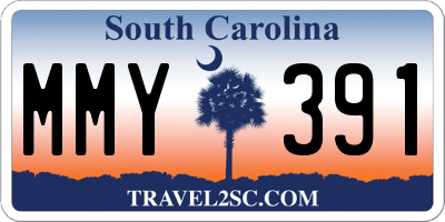 SC license plate MMY391