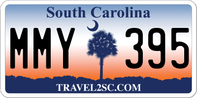 SC license plate MMY395