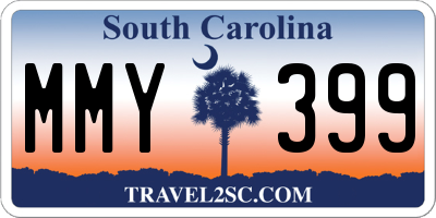 SC license plate MMY399