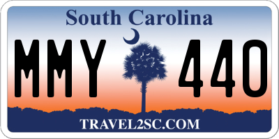SC license plate MMY440