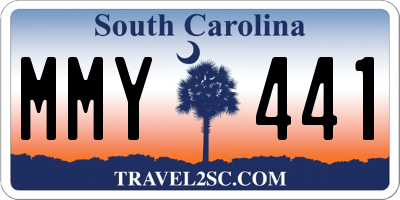 SC license plate MMY441