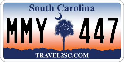 SC license plate MMY447