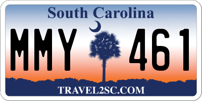 SC license plate MMY461