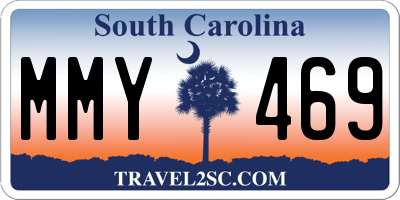 SC license plate MMY469