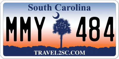 SC license plate MMY484
