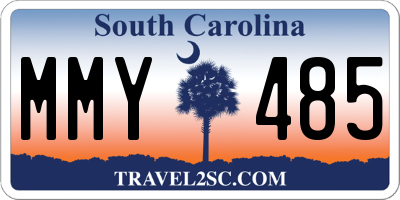 SC license plate MMY485