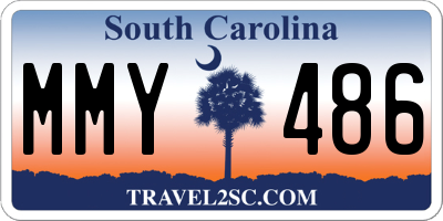 SC license plate MMY486