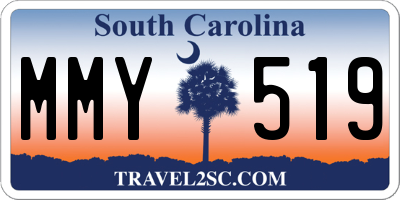 SC license plate MMY519