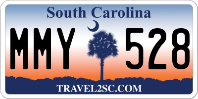 SC license plate MMY528
