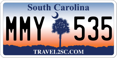 SC license plate MMY535